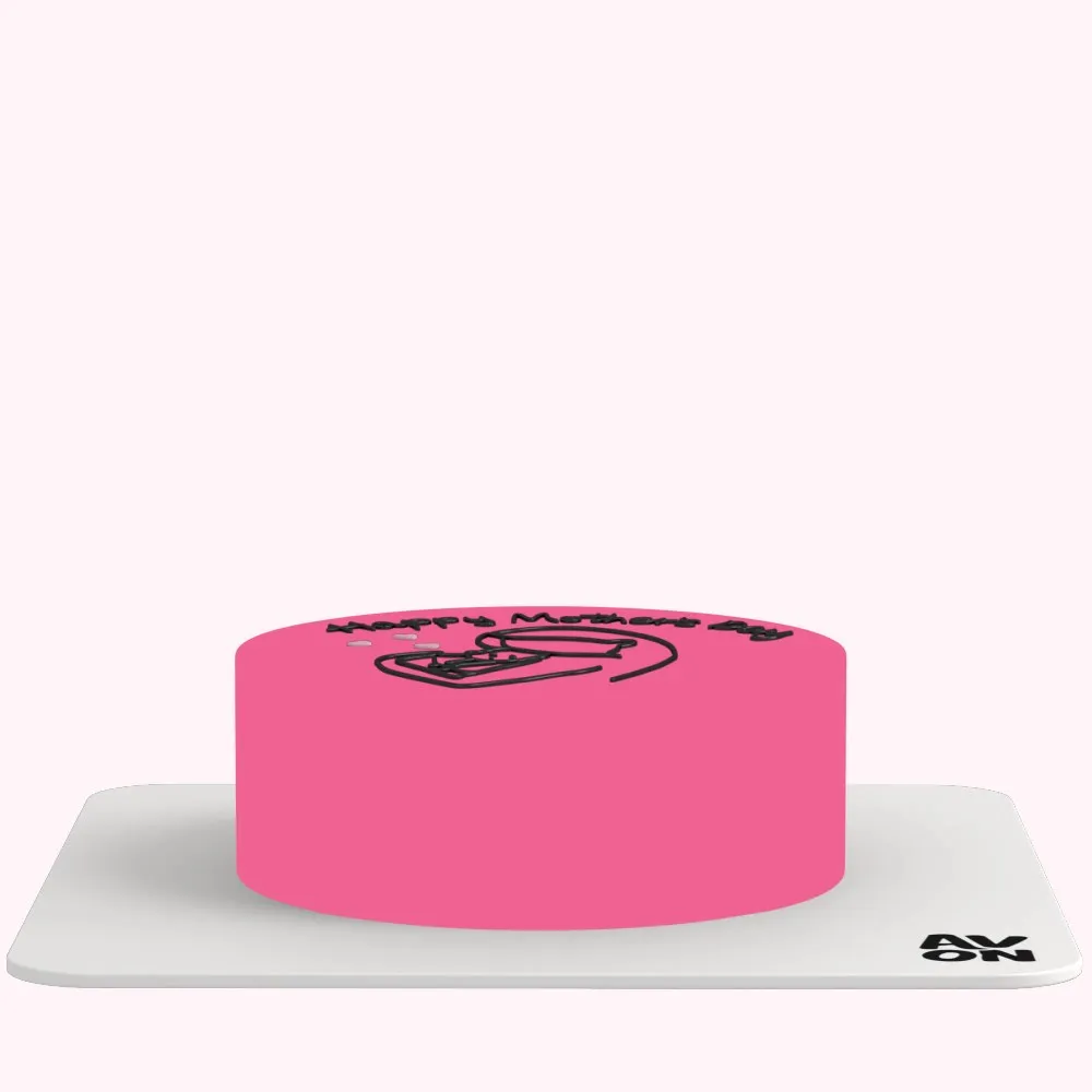 دائري 8 إنش - Mother S Day Pink Heart
