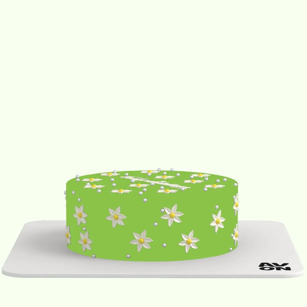 دائري 12 إنش - Daisy Flowers