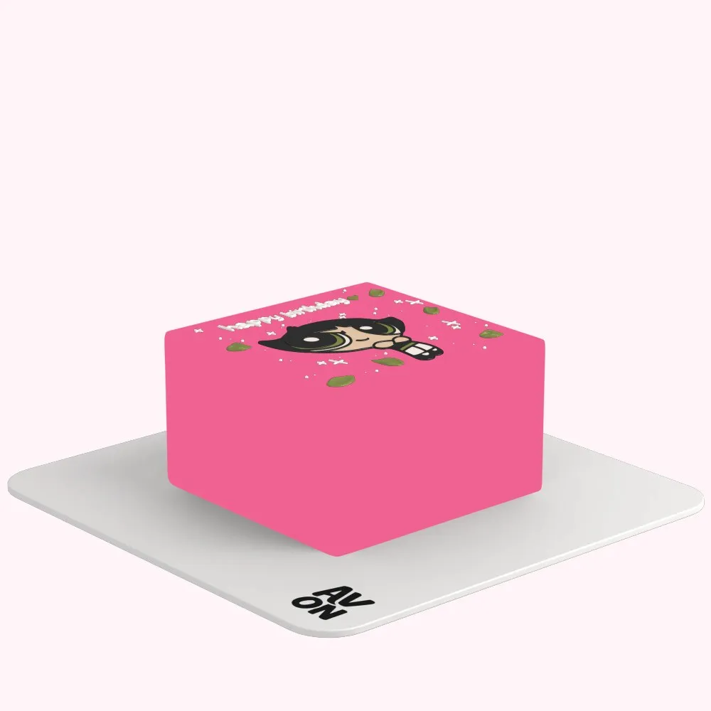 مربع 6×8 إنش - ButterCup Birthday